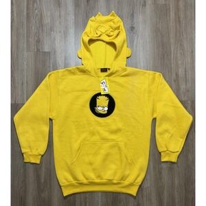 Y2K Vintage Bart Simpson Hoodie Size L